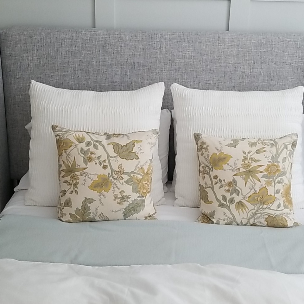 Potterybarn throw pillows (2)